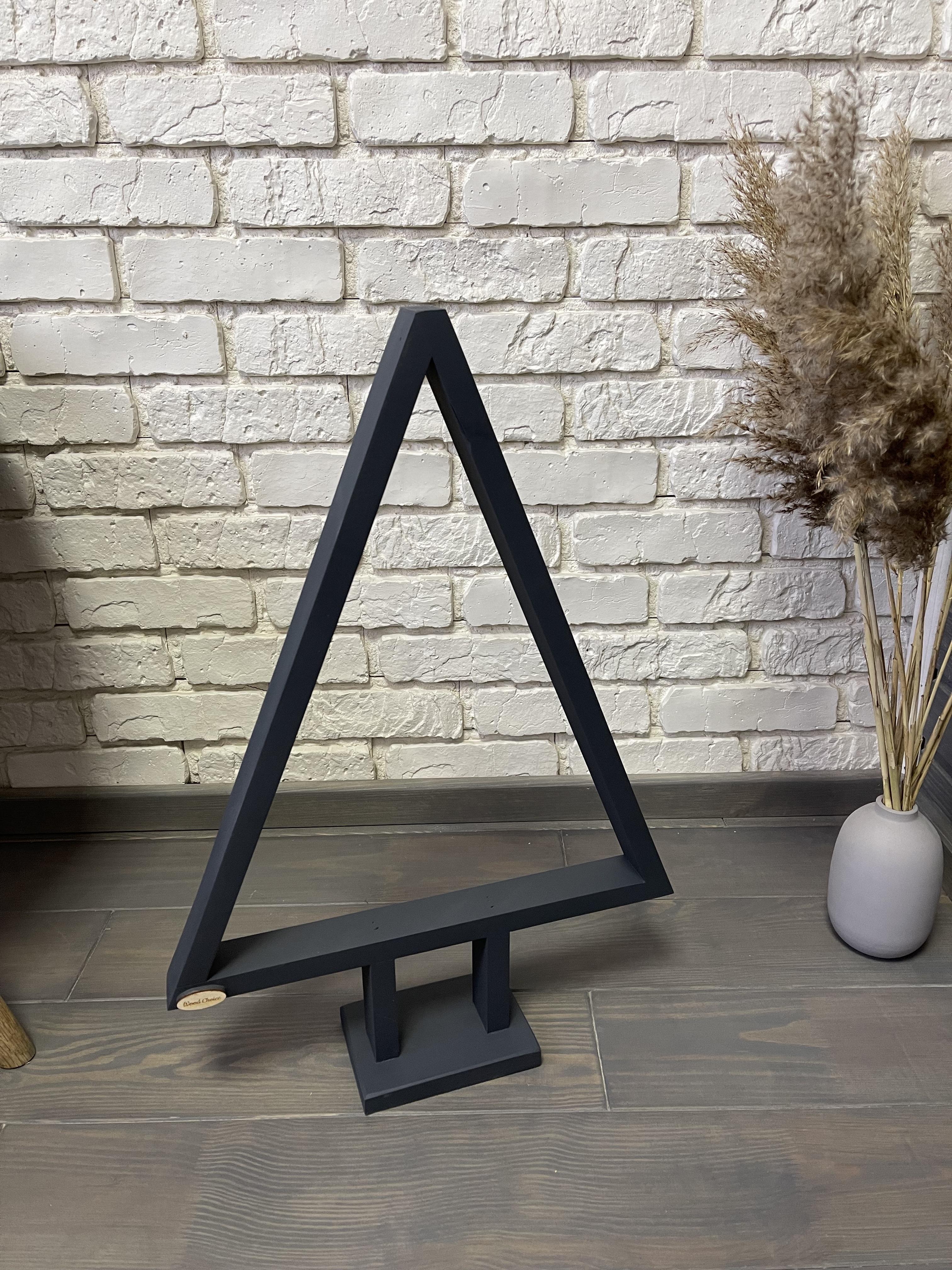 Елка деревянная эко 40х60 см Серый - фото 2 Елка деревянная эко 40х60 см Серый - фото 2