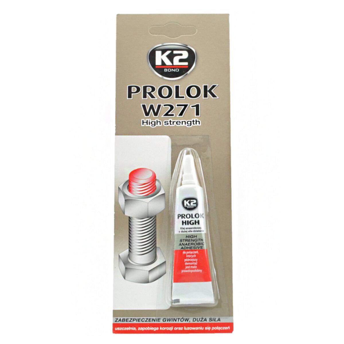 Клей фиксатор резьбовых соединений K2 Bond High 6 мл Красный