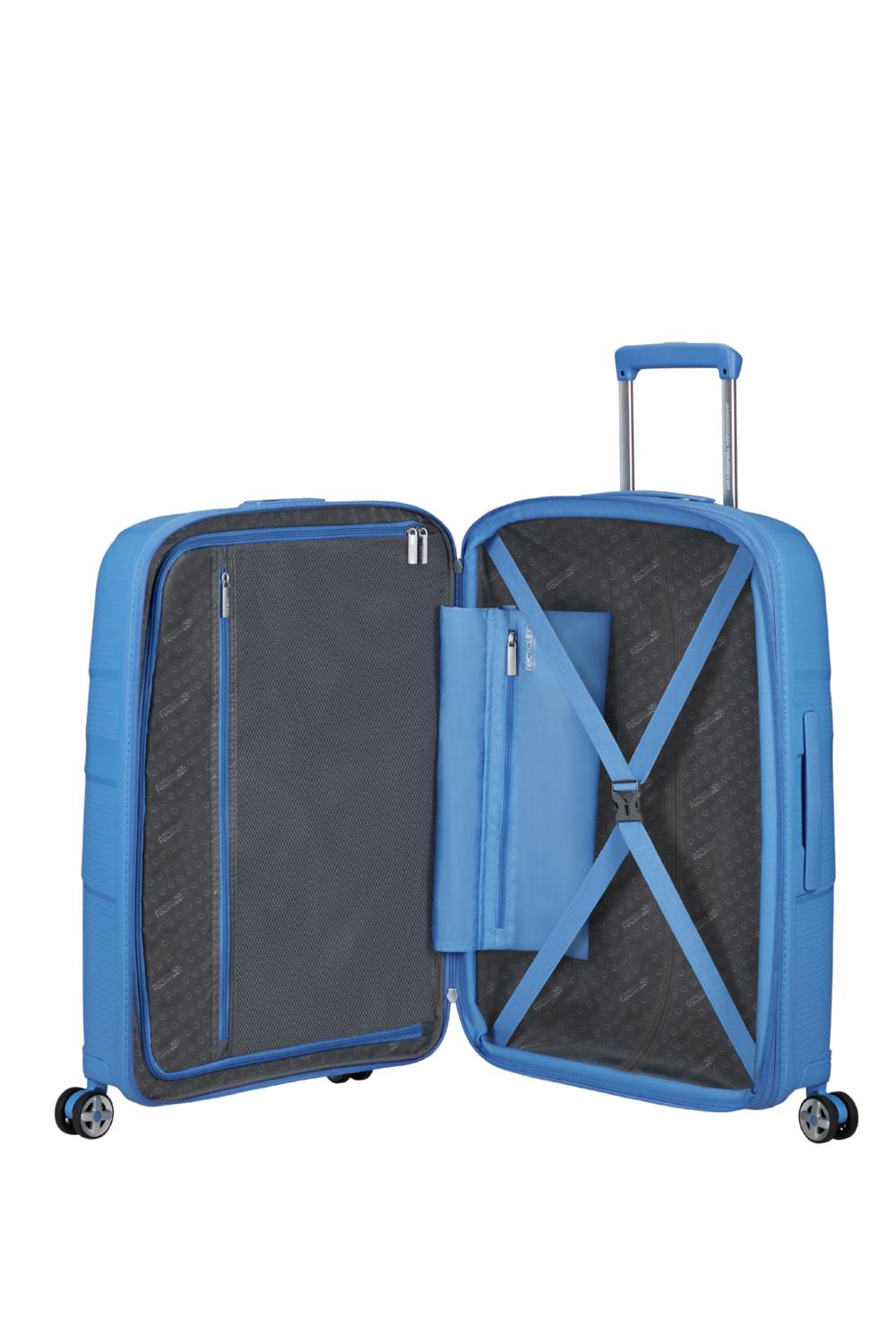 Чемодан American Tourister STARVIBE 67х46х27/30 см Голубой (MD5*01003) - фото 3