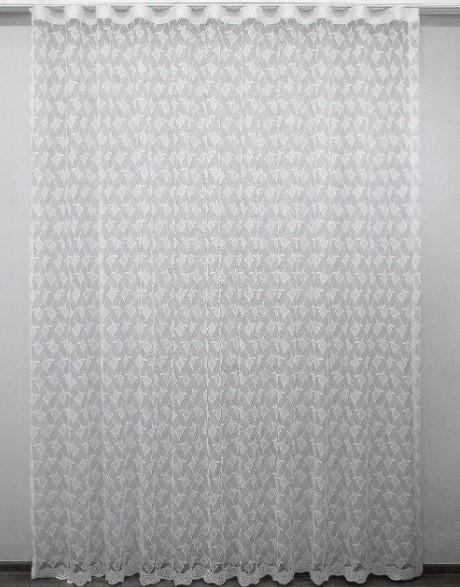 Тюль жаккард 2,7 м Белый (1215т)