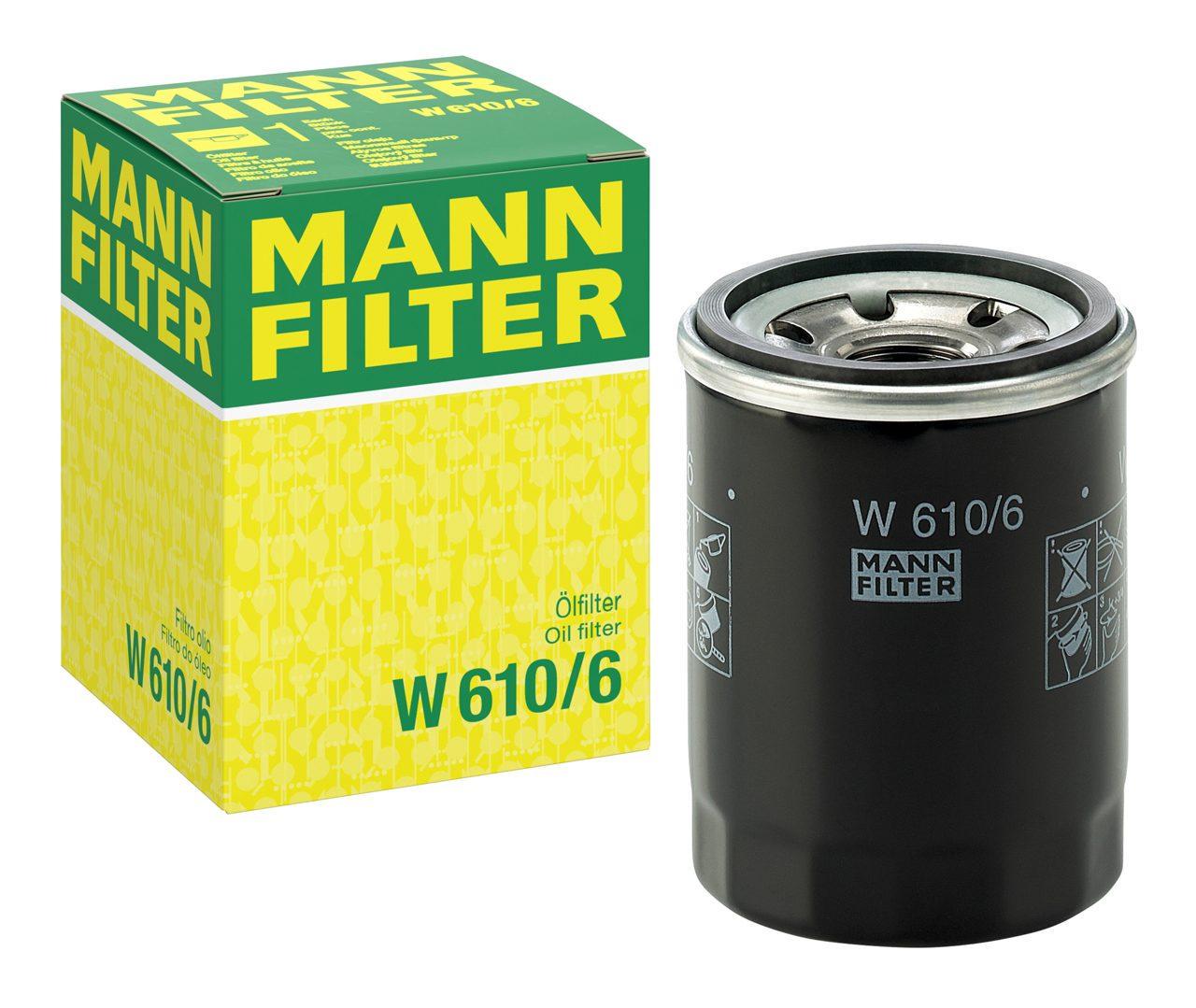 Фильтр смазки Mann-Filter (W610/6) Фильтр смазки Mann-Filter (W610/6)