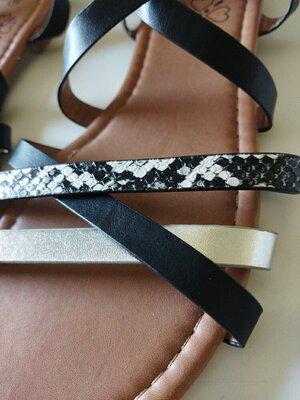 Босоніжки жіночі р. 38 Чорний - фото 5