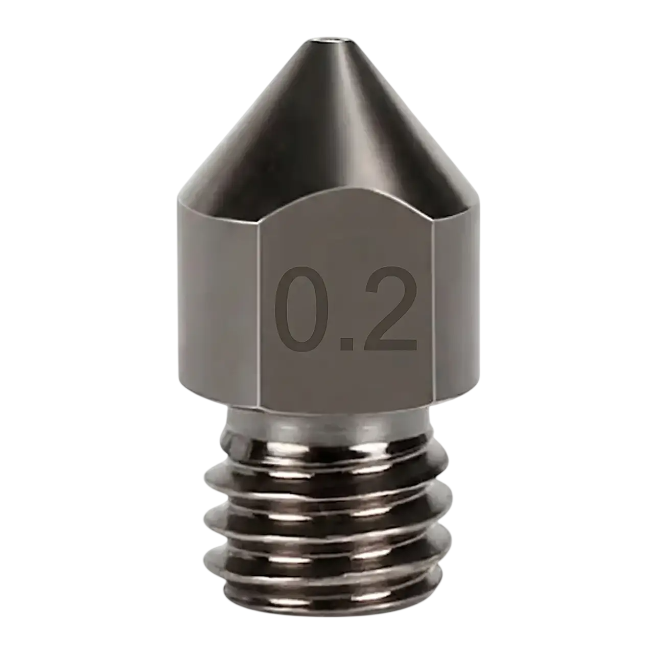 Сопло MK8 для 3D-принтеров Elegoo Neptune 3/Creality Ender-3/Prusa i3 0,2 мм закаленная сталь (UA3D395_0.2) Сопло MK8 для 3D-принтеров Elegoo Neptune 3/Creality Ender-3/Prusa i3 0,2 мм закаленная сталь (UA3D395_0.2)