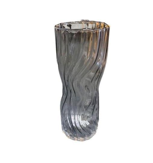 Ваза стеклянная Stenson R95346BK Grace 12х30 см Black (19100715) Ваза стеклянная Stenson R95346BK Grace 12х30 см Black (19100715)