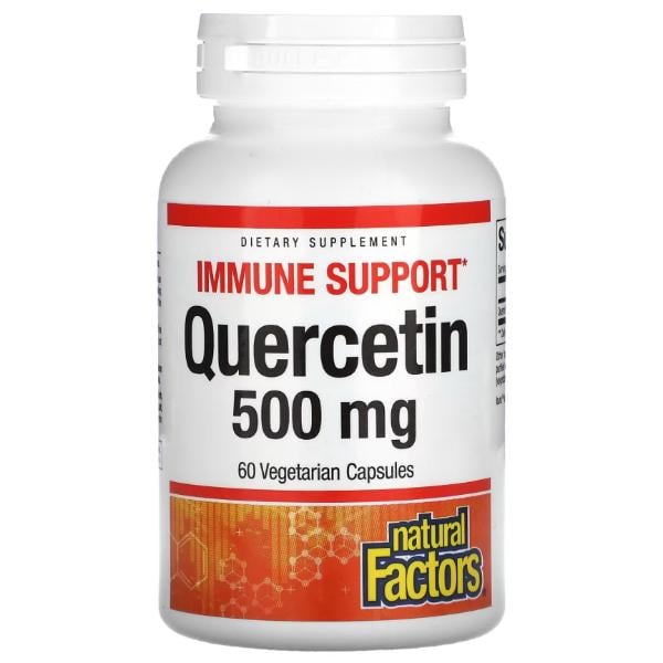 Кверцетин Natural Factors Immune Support Quercetin 500мг 60 вег. капс. (000026287)