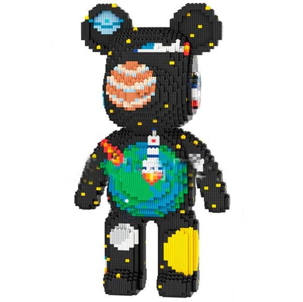 Конструктор Magic Blocks Bearbrick Космос 3031 деталь 40,5 см