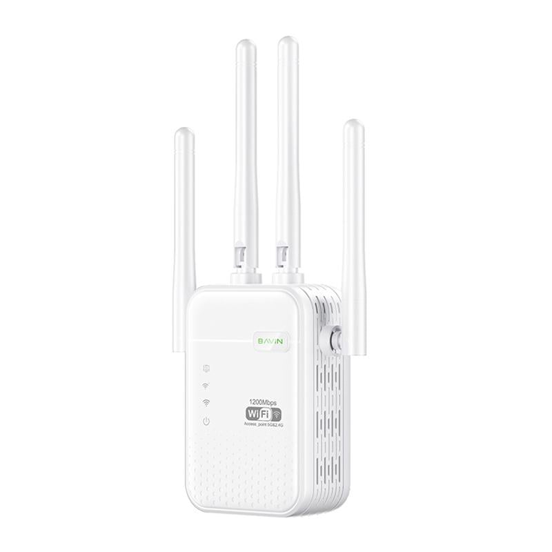 Ретранслятор BAVIN PC2055Y WiFi 2,4G+5G 1200Mbps White (C-PC2055Y WH)