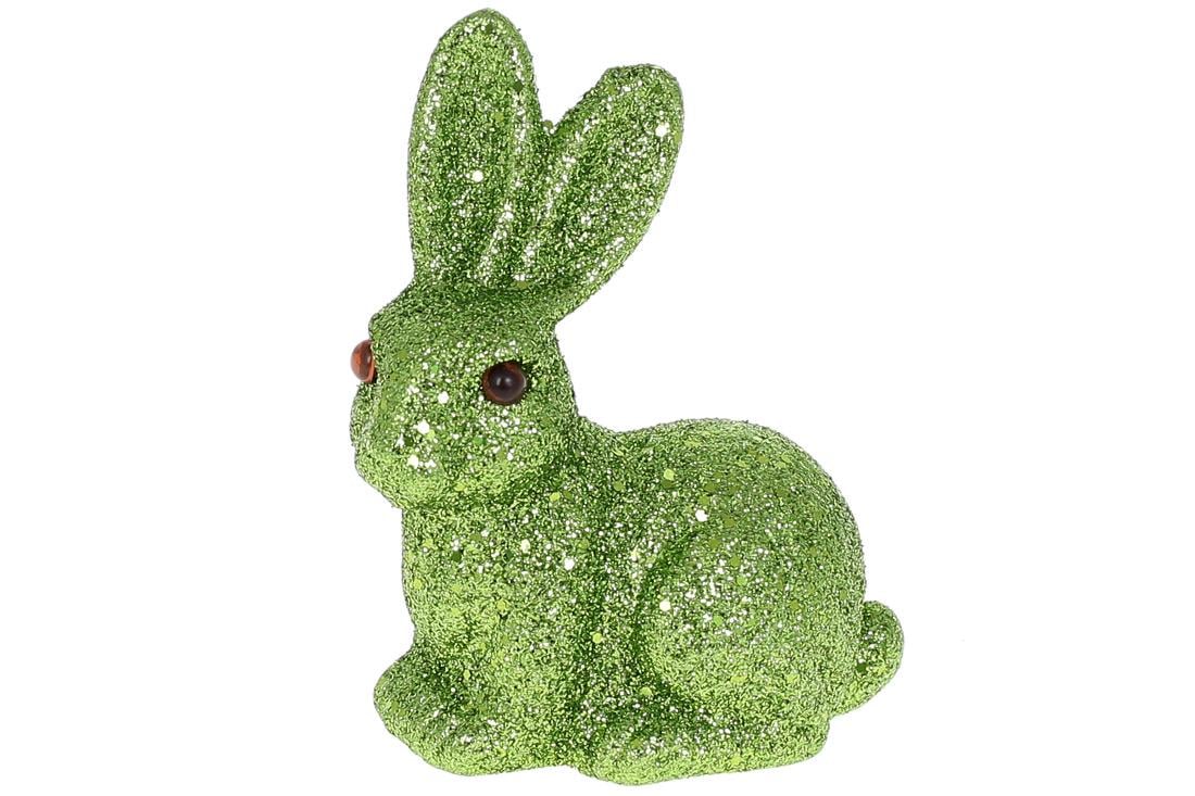 Фигурка декоративная с глиттером BonaDi Пасхальный Кролик 8 шт. (113-071)