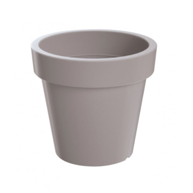 Горщик для квітів Prosperplast Lofly круглий 20 см Мокко