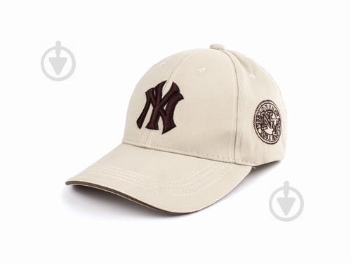 Бейсболка peaked cap Dad NY SeaL One sizе Бежевый (23251)