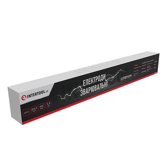 Електроди зварювальні Intertool EW-2540 6013