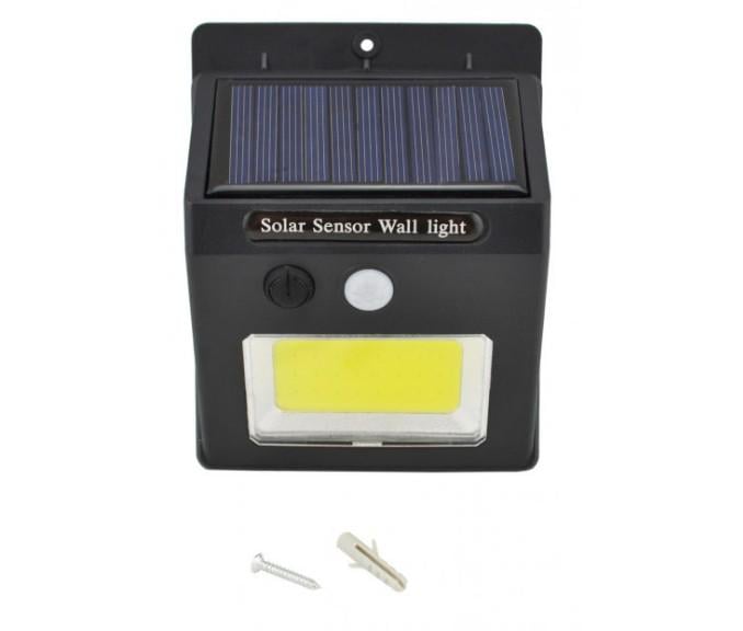 Уличный светильник Solar Sensor Wall Light SH-1605 COB LED с датчиком движения Черный (KA 1008) - фото 4 Уличный светильник Solar Sensor Wall Light SH-1605 COB LED с датчиком движения Черный (KA 1008) - фото 4