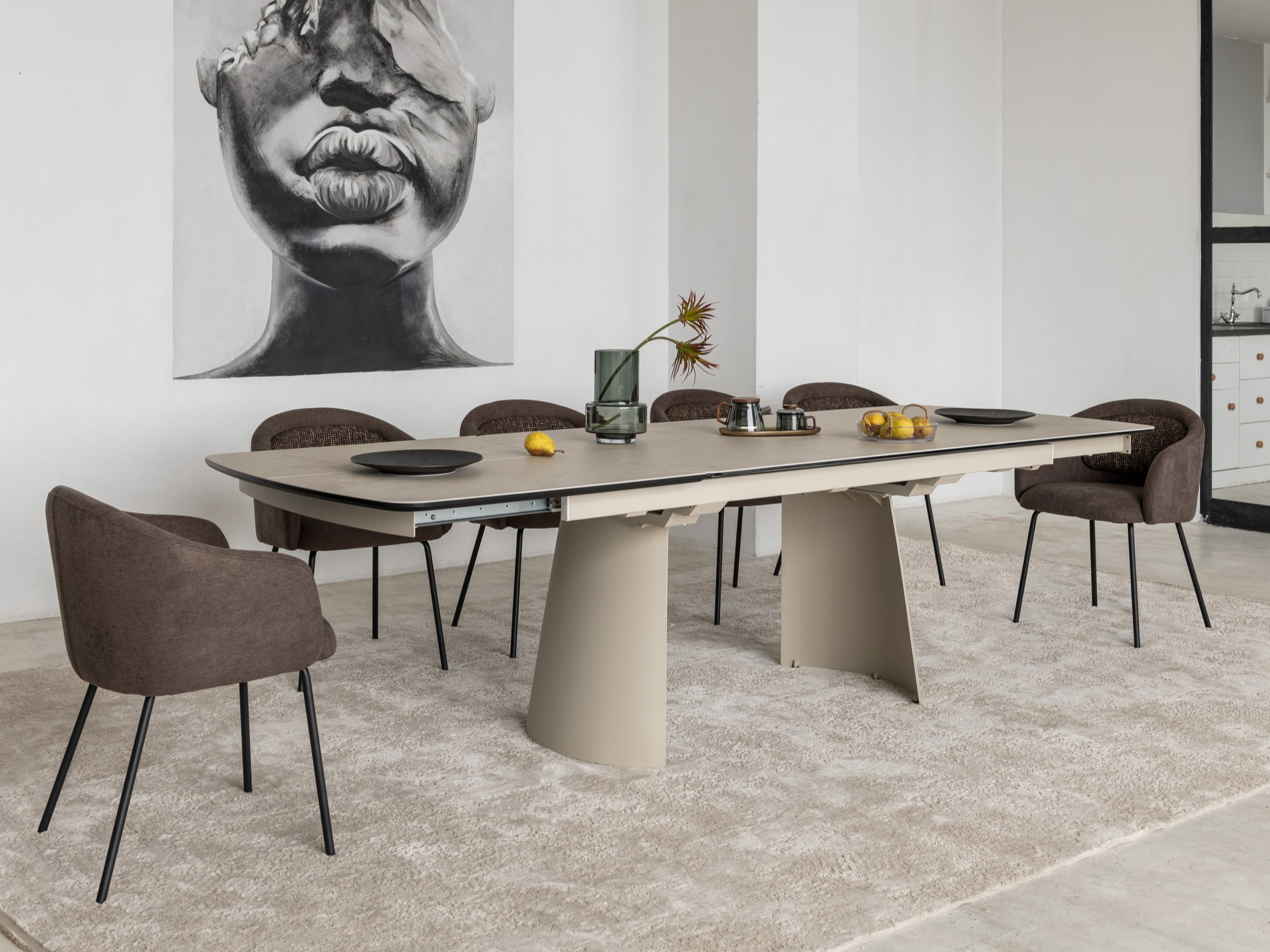 Стілець обідній Vetro Mebel Шоколад/Чорний (M-242) - фото 7 Стілець обідній Vetro Mebel Шоколад/Чорний (M-242) - фото 7