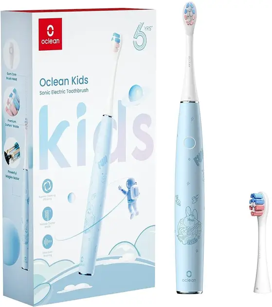 Електрична зубна щітка Oclean Kids Electric Toothbrush Blue - фото 8