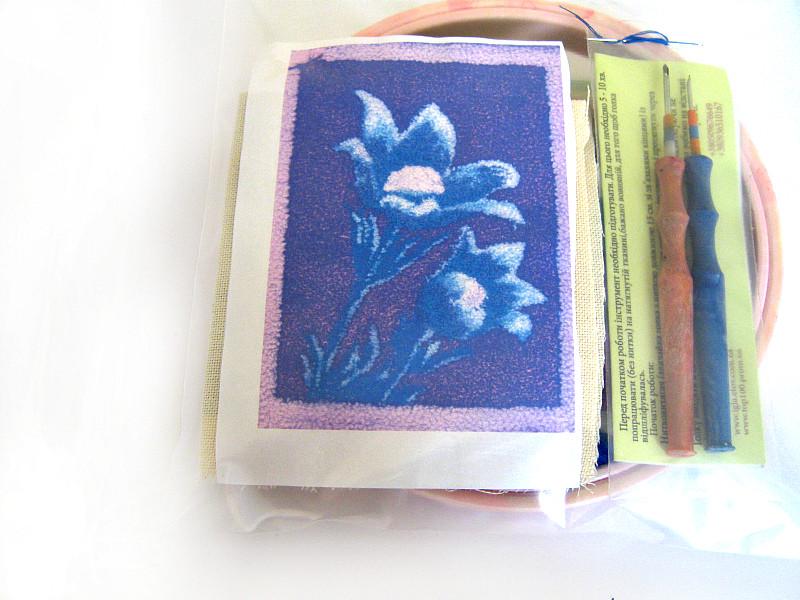 Набор для ковровой вышивки Крокусы 2 иглы