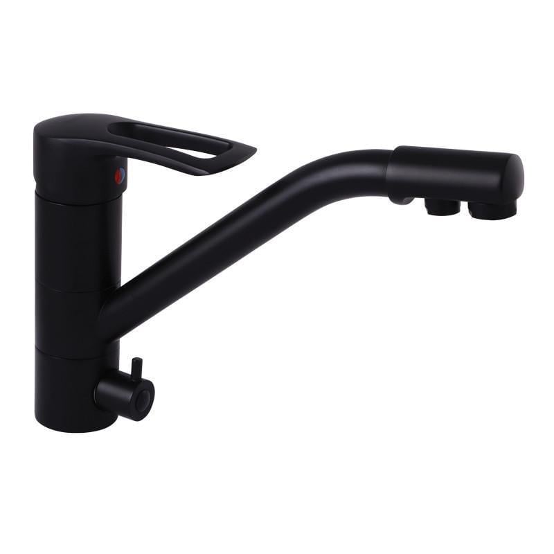 Смеситель для кухни Haiba HANSBERG 021 Черный (HB3915)