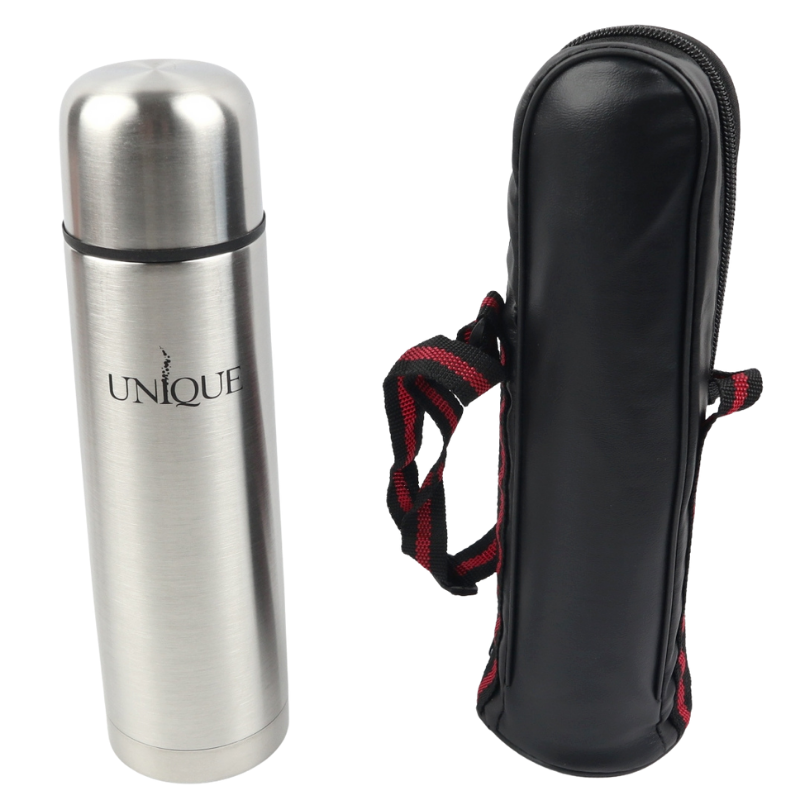 Термос металлический UNIQUE 500 мл с чехлом (4123080) - фото 3 Термос металлический UNIQUE 500 мл с чехлом (4123080) - фото 3
