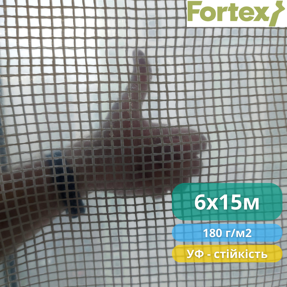 Пленка полиэтиленовая армированная Fortex 6x15 м 90 м2 180 г/м2 Прозрачный (3500074) - фото 10