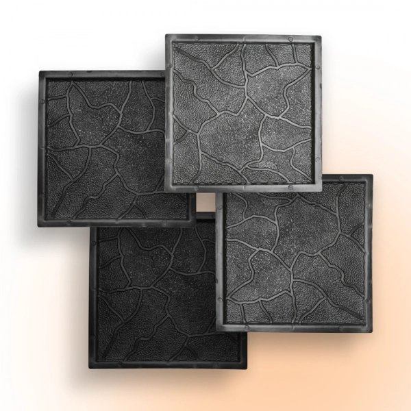 Форми для тротуарної плитки Верес-2007 Хмарка 300х300 мм 4 шт. (1010504-3154) - фото 1