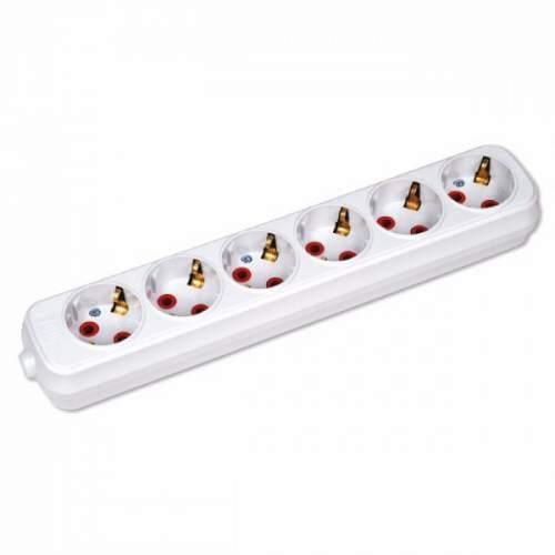 Колодка Horoz Electric 6 гнезд с заземлением Колодка Horoz Electric 6 гнезд с заземлением