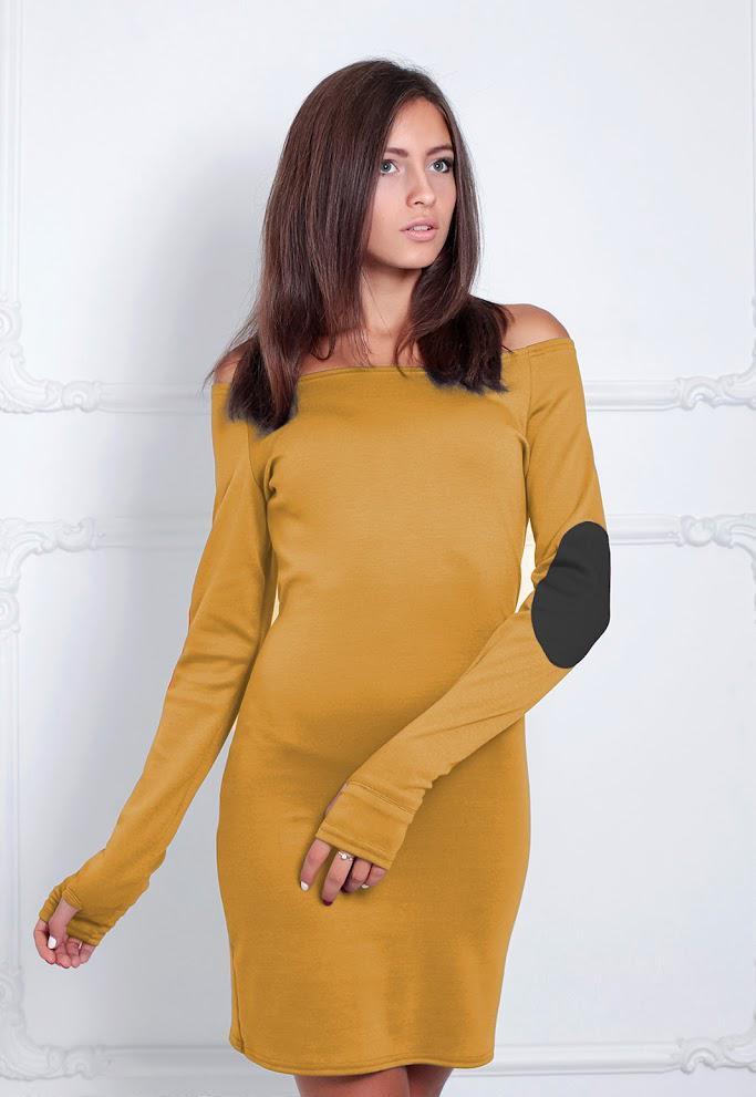 Платье женское Podium Cordia 10364-MUSTARD XL Горчичное
