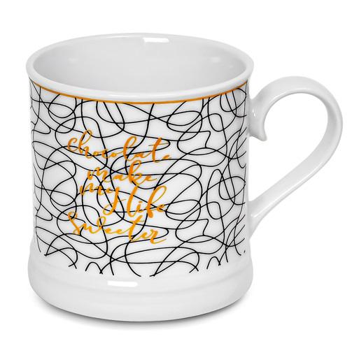 Чашка керамическая Stenson R93777 Patterns 600 мл (19100097)