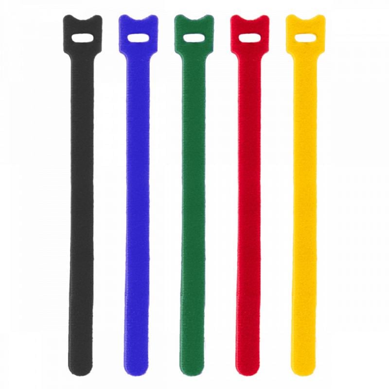 Липучка 10 шт.TC 12x200 мм Разноцветный (HLTC12200/10MIX5)