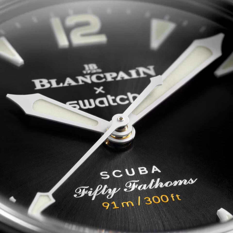 Наручные часы Blancpain Swatch Bioceramic Scuba Fifty Fathoms Collection OCEAN OF STORMS SO35B400 (7220e904) - фото 4