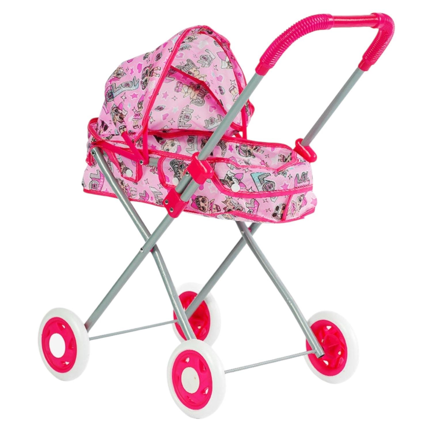 Коляска для ляльок TK Group ТК 80-758 складна конструкція для пупсів до 35 см (113882)