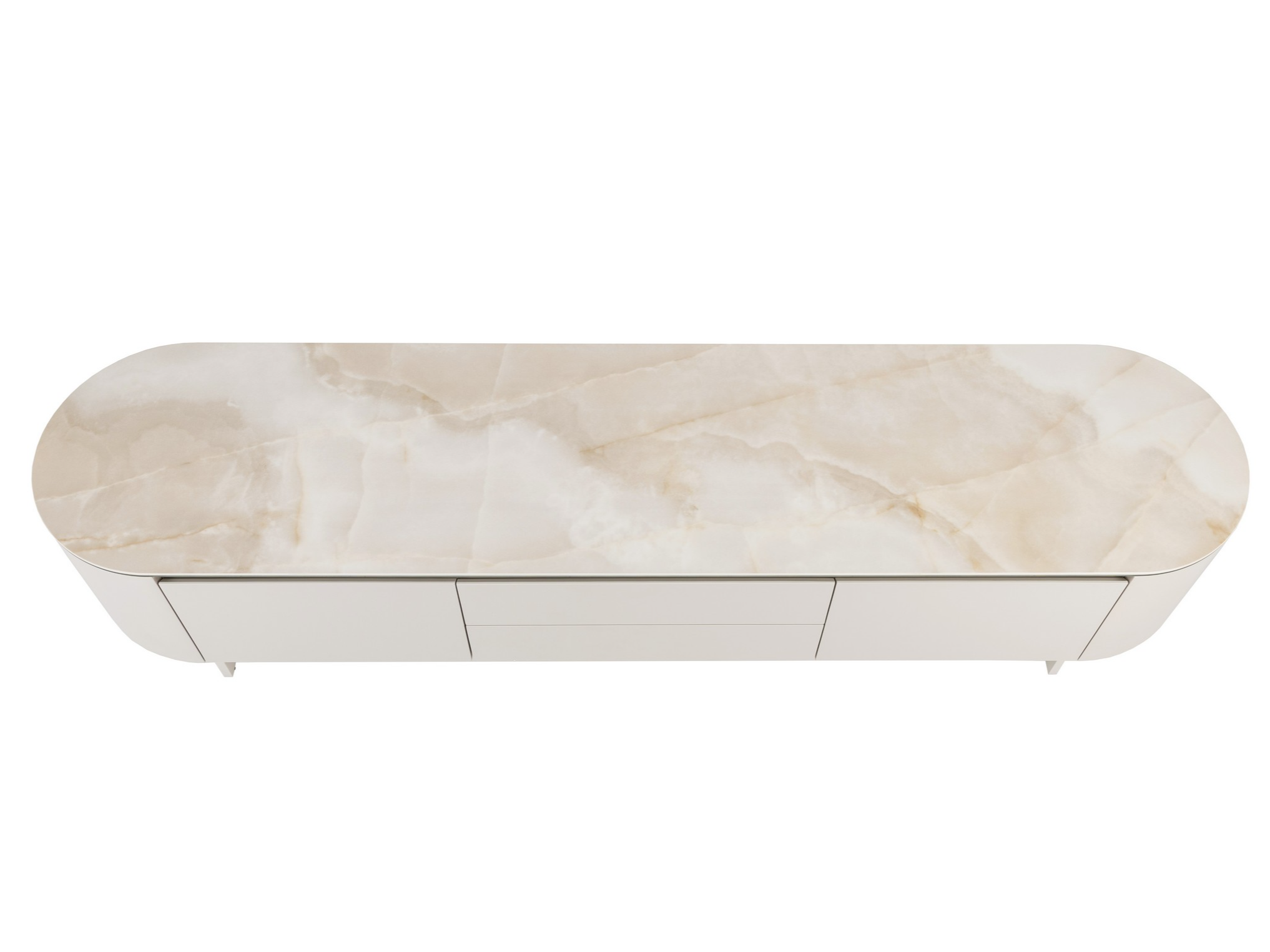 Тумба-ТВ Лунарио 2000х450х470 мм Айвори оникс/Айвори (30982295) - фото 8 Тумба-ТВ Лунарио 2000х450х470 мм Айвори оникс/Айвори (30982295) - фото 8