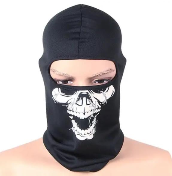 Балаклава с принтом Челюсти Черный (Б-1009-2) Балаклава с принтом Челюсти Черный (Б-1009-2)