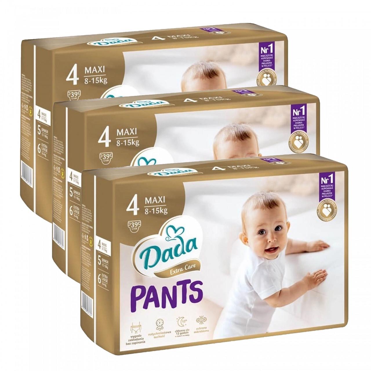 Підгузки-трусики дитячі одноразові Dada Extra Care 4 Maxi 8-15 кг 117 шт. (1838195566)