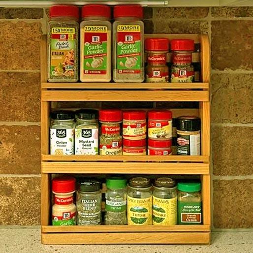 Органайзер для специй из дерева Пименто Карри (СПЦ-001303)