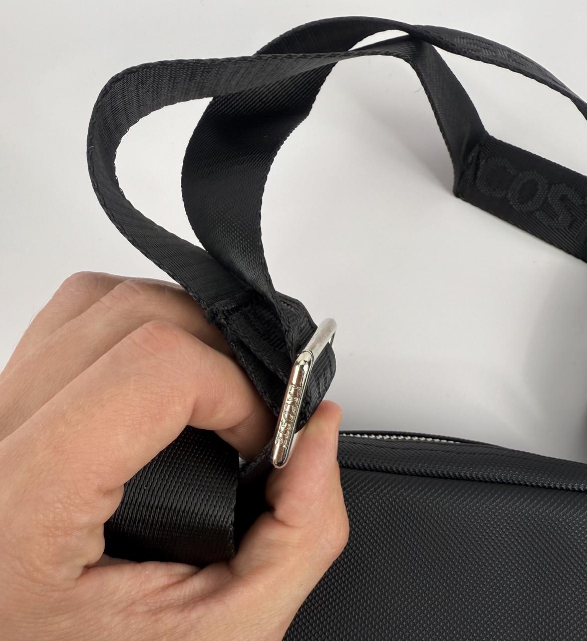 Барсетка Lacoste через плечо Черный - фото 2 Барсетка Lacoste через плечо Черный - фото 2