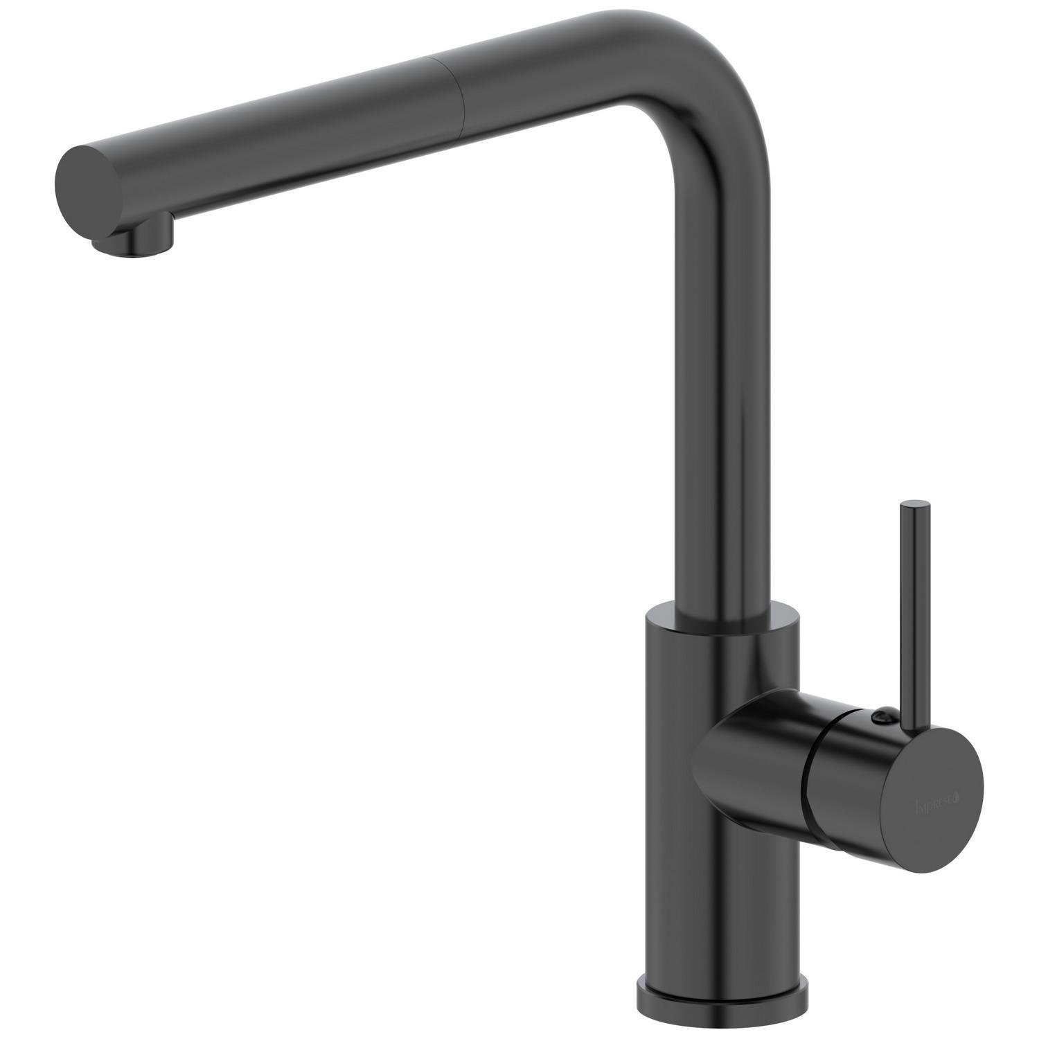 Смеситель для кухни Imprese Argo-S f03409010DB с видвижной лейкой Черный (246947)