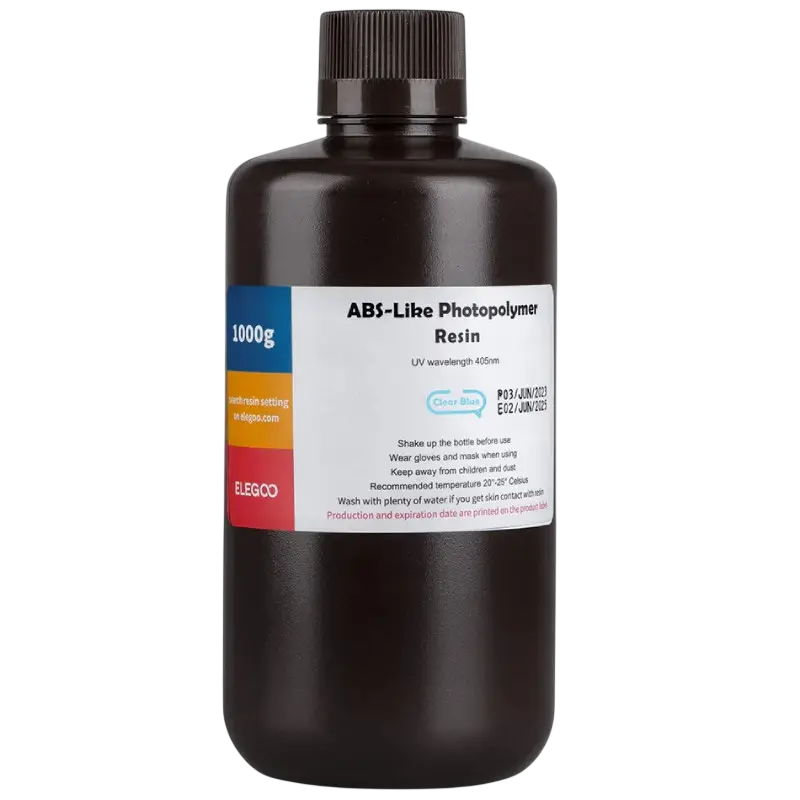 Фотополимерная смола для 3D печати ELEGOO ABS Like Resin 1 кг Прозрачно-синий (33739668) Фотополимерная смола для 3D печати ELEGOO ABS Like Resin 1 кг Прозрачно-синий (33739668)
