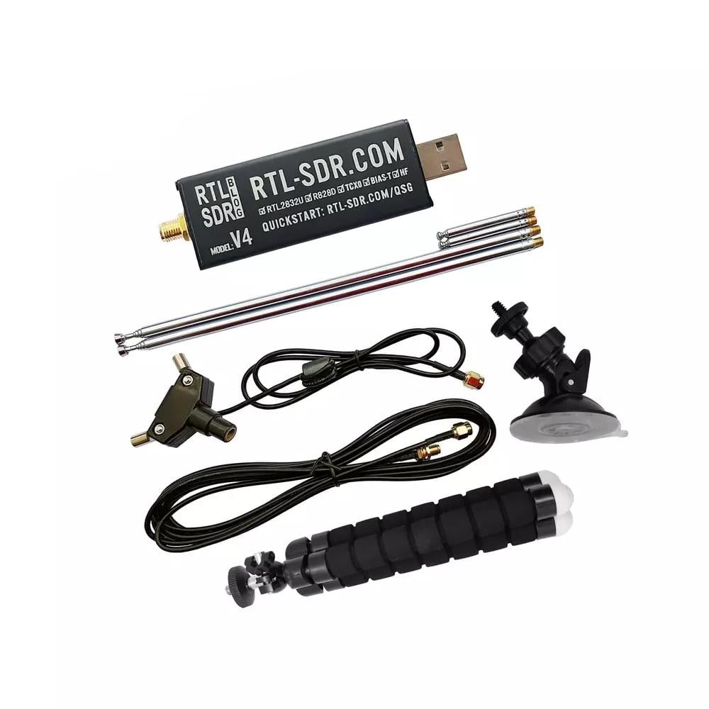 Приймач RTL-SDR V4 USB Kit сканер частот і радіо/комплект антен для ПК/Android/Linux (00-00027345)