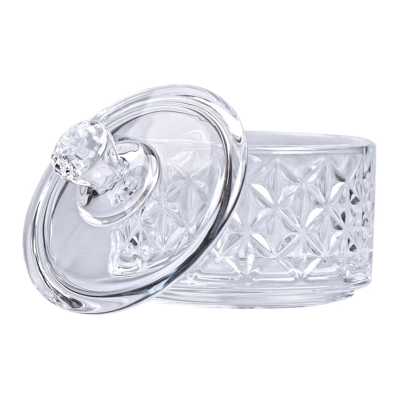 Цукерниця скляна з кришкою 6,5 см (5976) - фото 4 Цукерниця скляна з кришкою 6,5 см (5976) - фото 4