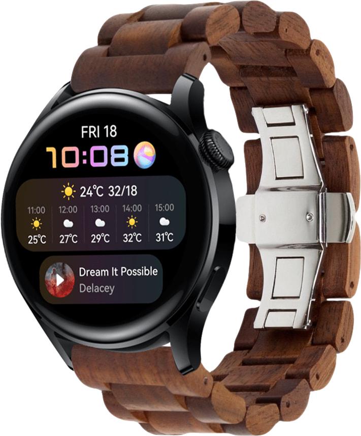 Ремешок деревянный WoodLock для Huawei Watch 3 Brown (28683-30) Ремешок деревянный WoodLock для Huawei Watch 3 Brown (28683-30)