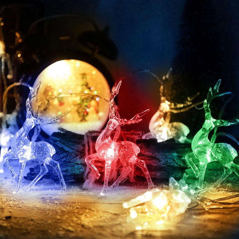 Гирлянда светодиодная Lesko L-2132 Deer 3 м Разноцветный (21-49-8661-31154)