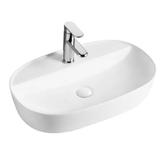 Накладная раковина MIXXUS Premium ELLIPSE-0204 с отверстием под смеситель (MP6679)