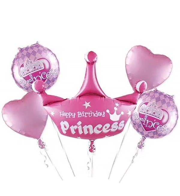 Воздушные шарики Princess набор 5 шт. (30041)