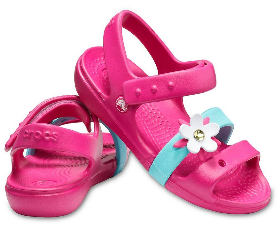 Сандалі для дівчинки Crocs Keeley Charm Sandal kids р. 23/24 Candy Pink (9024)