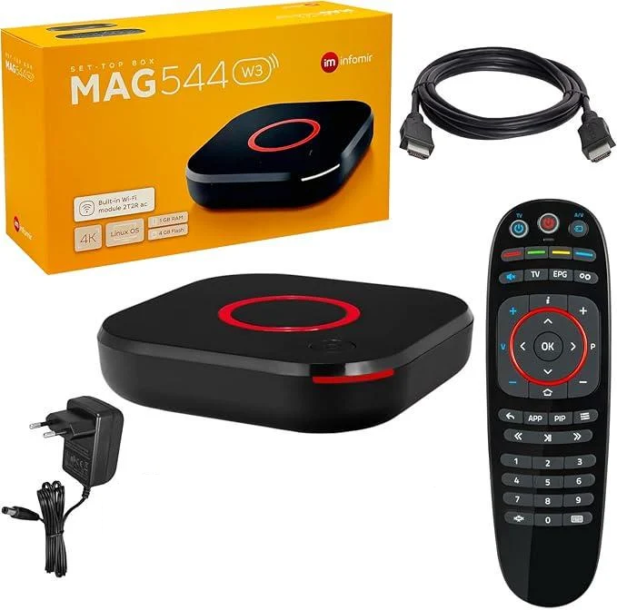 Смарт-приставка MAG 544w3 Infomir TV приставка OTT Linux TV box