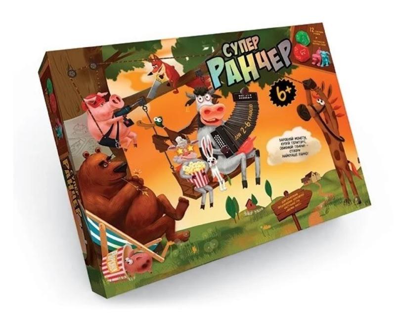 Настільна гра розважальна Danko Toys Супер ранчер G-SR-01-01U (MTT-144473) Настільна гра розважальна Danko Toys Супер ранчер G-SR-01-01U (MTT-144473)