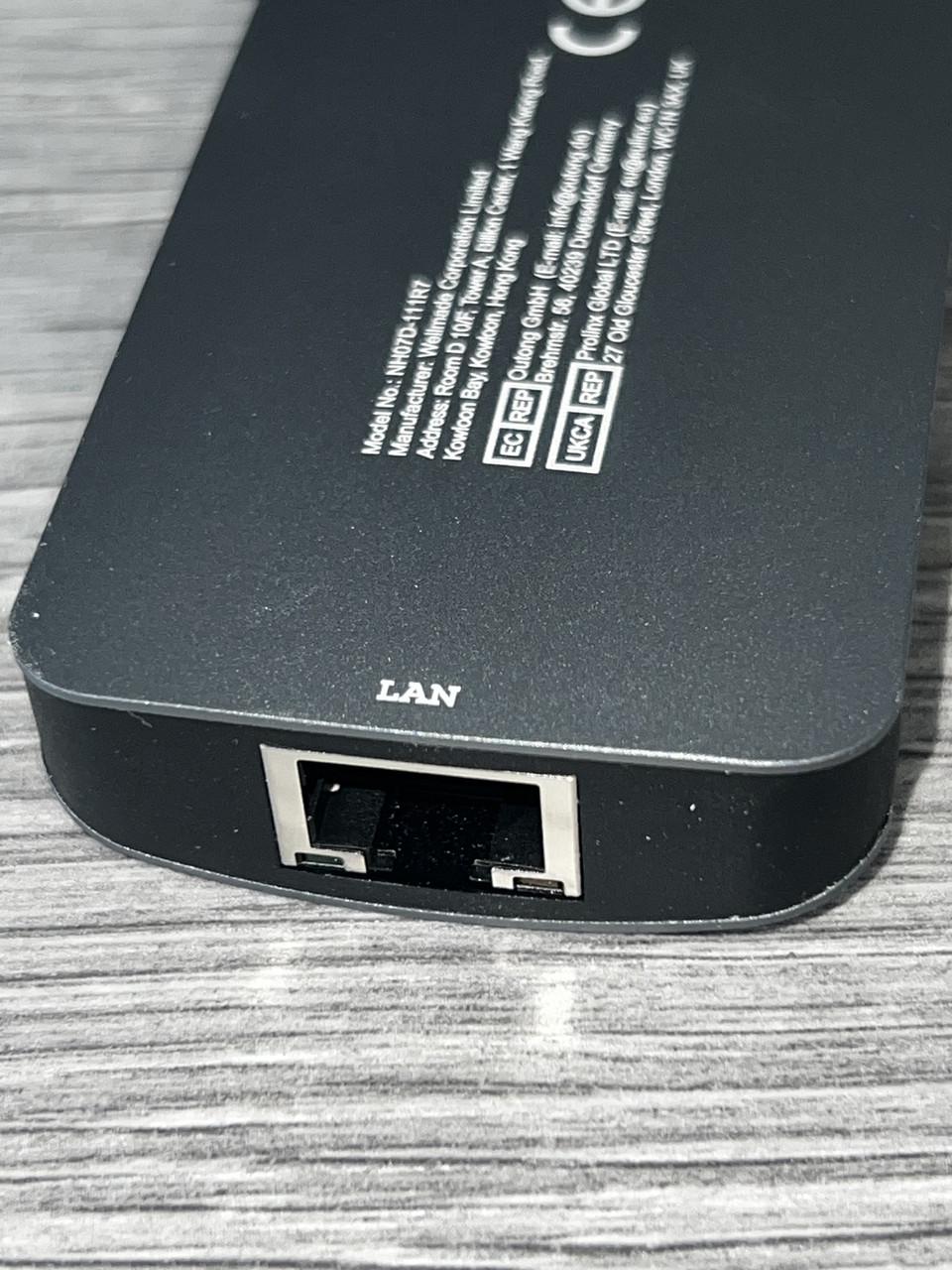 Зарядка для ноутбуков и планшетов MacBook Novoo R7 USB-C 7в1 HDMI 4K USB 3.0 SD/TF PD - фото 7 Зарядка для ноутбуков и планшетов MacBook Novoo R7 USB-C 7в1 HDMI 4K USB 3.0 SD/TF PD - фото 7
