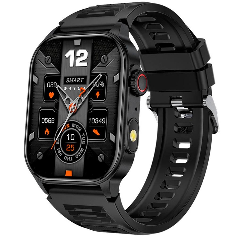 Смарт-часы спортивные Lige KM02 Bluetooth с звонками и фонариком IP68 Черный (1016-132-00) Смарт-часы спортивные Lige KM02 Bluetooth с звонками и фонариком IP68 Черный (1016-132-00)