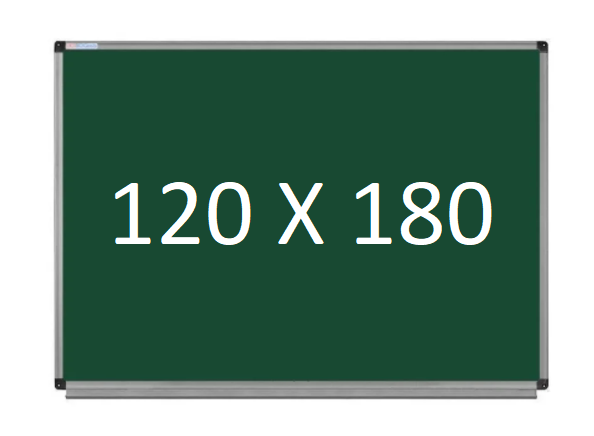 Доска магнитно-меловая UkrBoards в алюминиевой раме одноповерхностная школьная 120х180 см Зеленый (UB120x180G) - фото 2