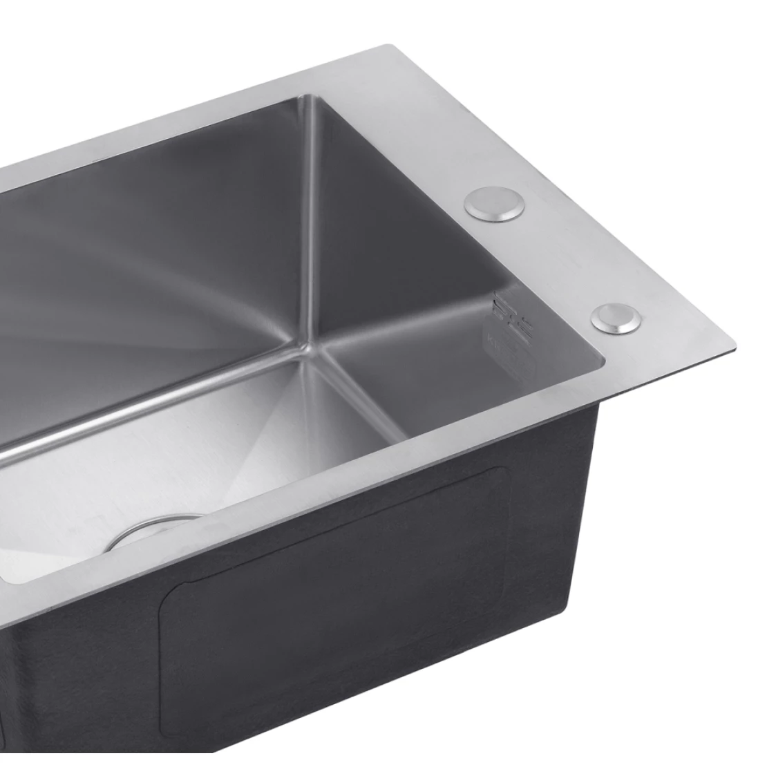 Мийка для кухні Kroner KRP Gebürstet 4050HM 3/1 мм з нержавіючої сталі (CV029164) - фото 5 Мийка для кухні Kroner KRP Gebürstet 4050HM 3/1 мм з нержавіючої сталі (CV029164) - фото 5