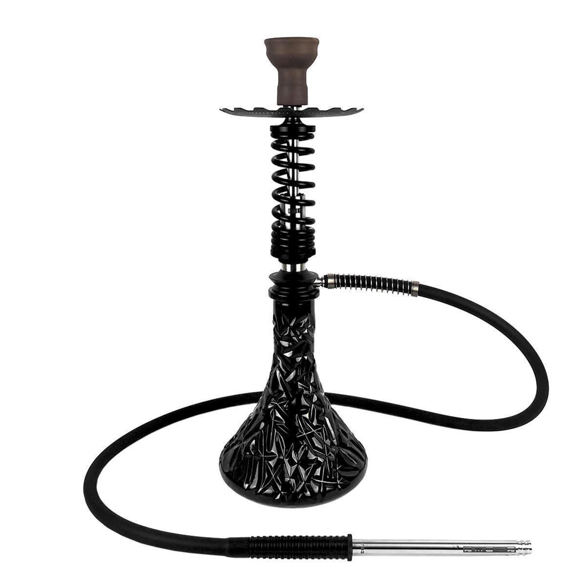 Кальян Hookah Trumpet Rider S Black Gloss колба Crystal Black